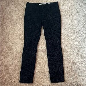 Jones New York Leopard Velvet Jeggings